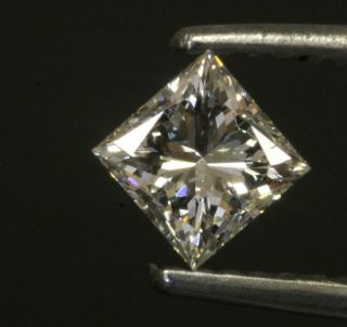GIA certified loose.  49ct VS2 E princess cut diamond estate vintage 3