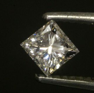 GIA certified loose.  49ct VS2 E princess cut diamond estate vintage 6