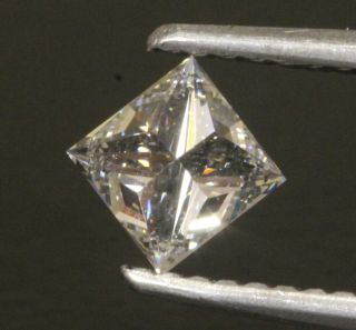 GIA certified loose.  49ct VS2 E princess cut diamond estate vintage 7