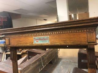 Antique Brunswick Balke Collender Company Pool Billiard Cue Stick Holder Rack 8