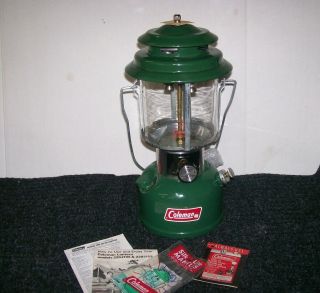 Vintage Coleman Lantern 220j 2/79 Unfired Box Instructions Collectible