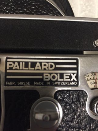 Vintage Paillard Bolex H16 Reflex 16MM Movie Film Camera 3