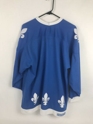 Rare VTG 90’s CCM NHL Quebec Nordiques Hockey Jersey Size XL 3