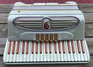 Vintage Excelsior Accordion With Case - Model M 52 - Giulietti