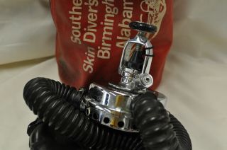 Vintage US Divers Double Hose Scuba Regulator Aqua - Lung Royal Aqua - Master 6
