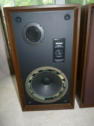 Jensen LS - 3 Speakers Vintage Pair Stereo Consecutive Serial Numbers Floor Ohio 7