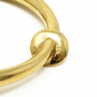 NYJEWEL Tiffany & Co.  Vintage 14k Gold Circle Clip Earrings 4