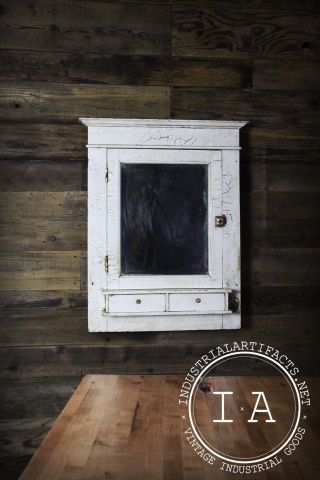Turn Of The Century Medicine Cabinet In White