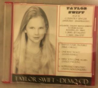 Taylor Swift Rare Early Demo Cd