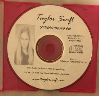 Taylor Swift Rare Early Demo CD 2