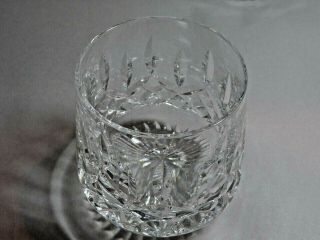 Set 4 Vintage Waterford Irish Crystal Lismore Roly Poly Glass Gothic Mark EUC 2