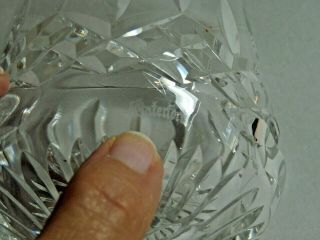 Set 4 Vintage Waterford Irish Crystal Lismore Roly Poly Glass Gothic Mark EUC 4