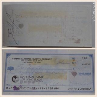Brandon Lee Rare Signed Personal Check Autograph The Crow JSA Authentic 2