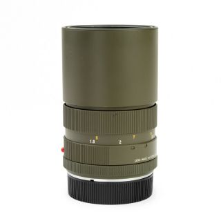 Leica R 180mm F4 Elmar - R Safari Olive Green Edition Rare 