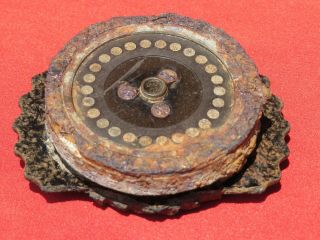Ww2 German Battlefield Dug Relic Enigma Machine Rotor Wheel - Waffenamt Rare