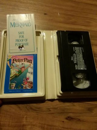 The Little Mermaid banned art black diamond VHS tape (Very Rare) 4