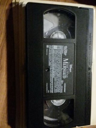 The Little Mermaid banned art black diamond VHS tape (Very Rare) 5