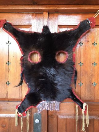Old Plains Native American Indian Horse Mask Very Rare Sioux Lakota Crow Rare 2