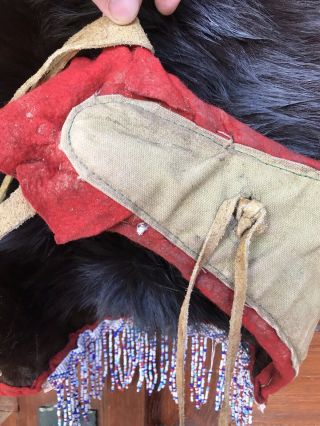 Old Plains Native American Indian Horse Mask Very Rare Sioux Lakota Crow Rare 6