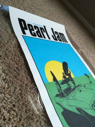1998 Pearl Jam Coral Sky - West Palm Beach.  FL Ames poster (Rare) 2