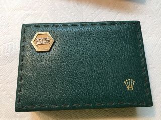 Vintage Rolex Oyster Quartz Box With Wallet And Booklets 2