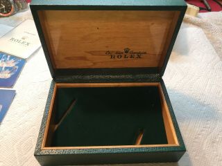 Vintage Rolex Oyster Quartz Box With Wallet And Booklets 4