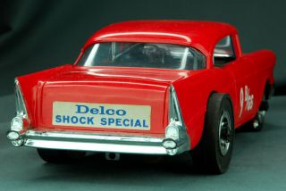 Vintage Wen Mac 1957 Chevy Gas Powered Race Tether Car Delco Special - No Motor 6