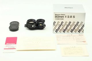 【RARE UNUSED】 Mamiya Sekor 80mm F/2.  8 S Blue dot For C330 C220 From JAPAN 0777 2