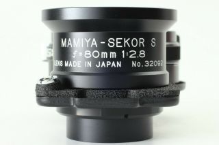 【RARE UNUSED】 Mamiya Sekor 80mm F/2.  8 S Blue dot For C330 C220 From JAPAN 0777 6