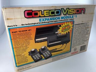 Vintage ColecoVision Coleco Vision Expansion Module 1,  NOS Never Opened 3