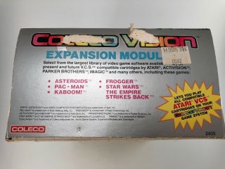 Vintage ColecoVision Coleco Vision Expansion Module 1,  NOS Never Opened 5