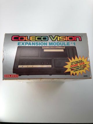 Vintage ColecoVision Coleco Vision Expansion Module 1,  NOS Never Opened 7
