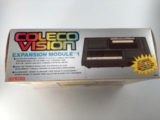 Vintage ColecoVision Coleco Vision Expansion Module 1,  NOS Never Opened 8
