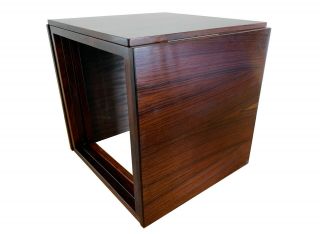 Kai Kristiansen For Vildbjerg Rosewood Cube Nesting Tables Mid Century Modern