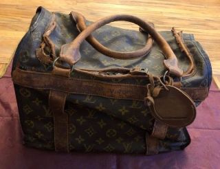 Authentic Vintage Louis Vuitton Lv Monogram Train Case Or Bag