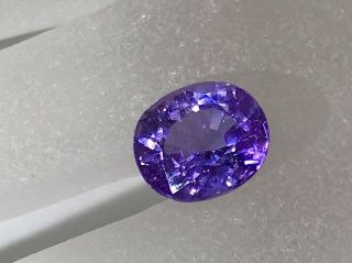 Rare 5.  88 Ct Gia Certified Natural Purple Copper Bearing Tourmaline Gemstone