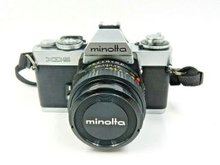 Vintage Minolta Xd5 35mm Camera W/ Md 50mm 1:1.  7 Lens S/n: 4103438 Made In Japan