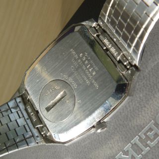 Vintage Seiko 5856 - 5000 King Quartz watch with Kanji day,  bracelet 1978 9