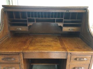 Antique Oak Rolltop Desk gorgeous 2