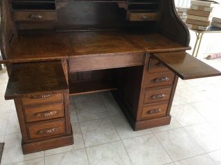 Antique Oak Rolltop Desk gorgeous 7