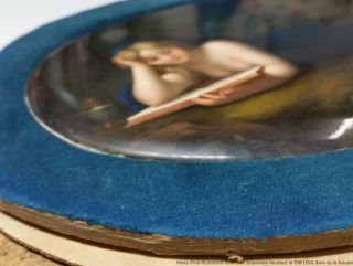 Antique KPM Recumbent Nude Woman Portrait Porcelain Beauty Plaque NoRes 7