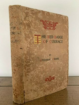 Rare True 1st Edition The Red Badge Of Courage 1895 By Stephen Crane Civil War