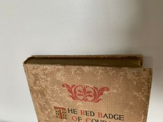 RARE True 1st Edition The Red Badge of Courage 1895 by Stephen Crane Civil War 3