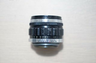 Rare Tanar Tanack 5cm 50mm F1.  5 Lens Film Rangefinder LTM Leica Screw Mount L39 4