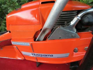Rare Husqvarna 298XP Chainsaw Monster Muscle Saw 99cc One Owner 3