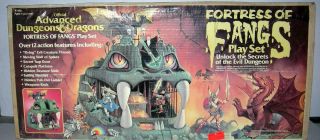 Vintage 1983 Advanced Dungeons & Dragons " Fortress Of Fangs Playset Old Stock