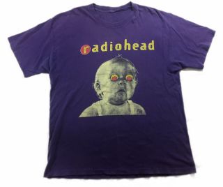 Vintage 90s Radiohead Pablo Honey Tour 1993 Tee T - Shirt