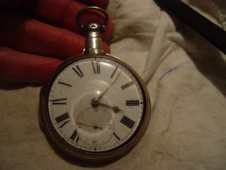 1791 English Verge Fusee Silver Pair Case Pocket Watch Thomas Bolton