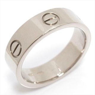 Authentic Cartier Love Ring 18kwg (750) White Gold Vintage 57