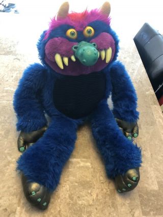 Vintage 1985 My Pet Monster Plush Amway Toys American Greetings